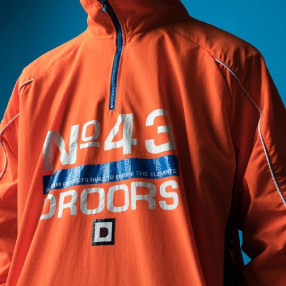 🔥DC Droors Ocelot Tracksuit Jacket Blazing Orange - Picture 2 of 9